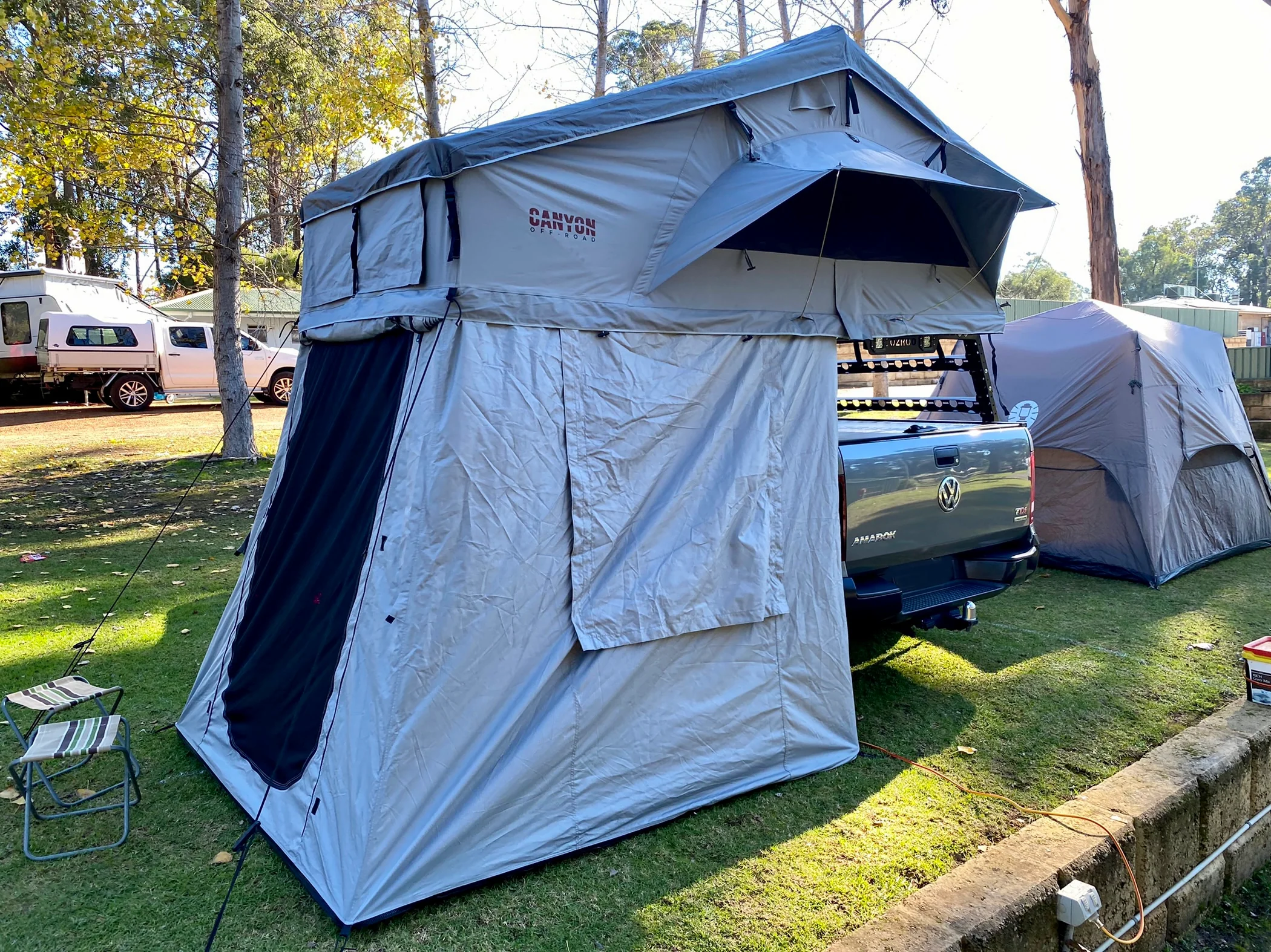 Canyon Off-Road 2 Person Roof Top Tent (SOFT SHELL LONG STYLE) PANORAMA (SKU: CAN-200-P) - Image 3