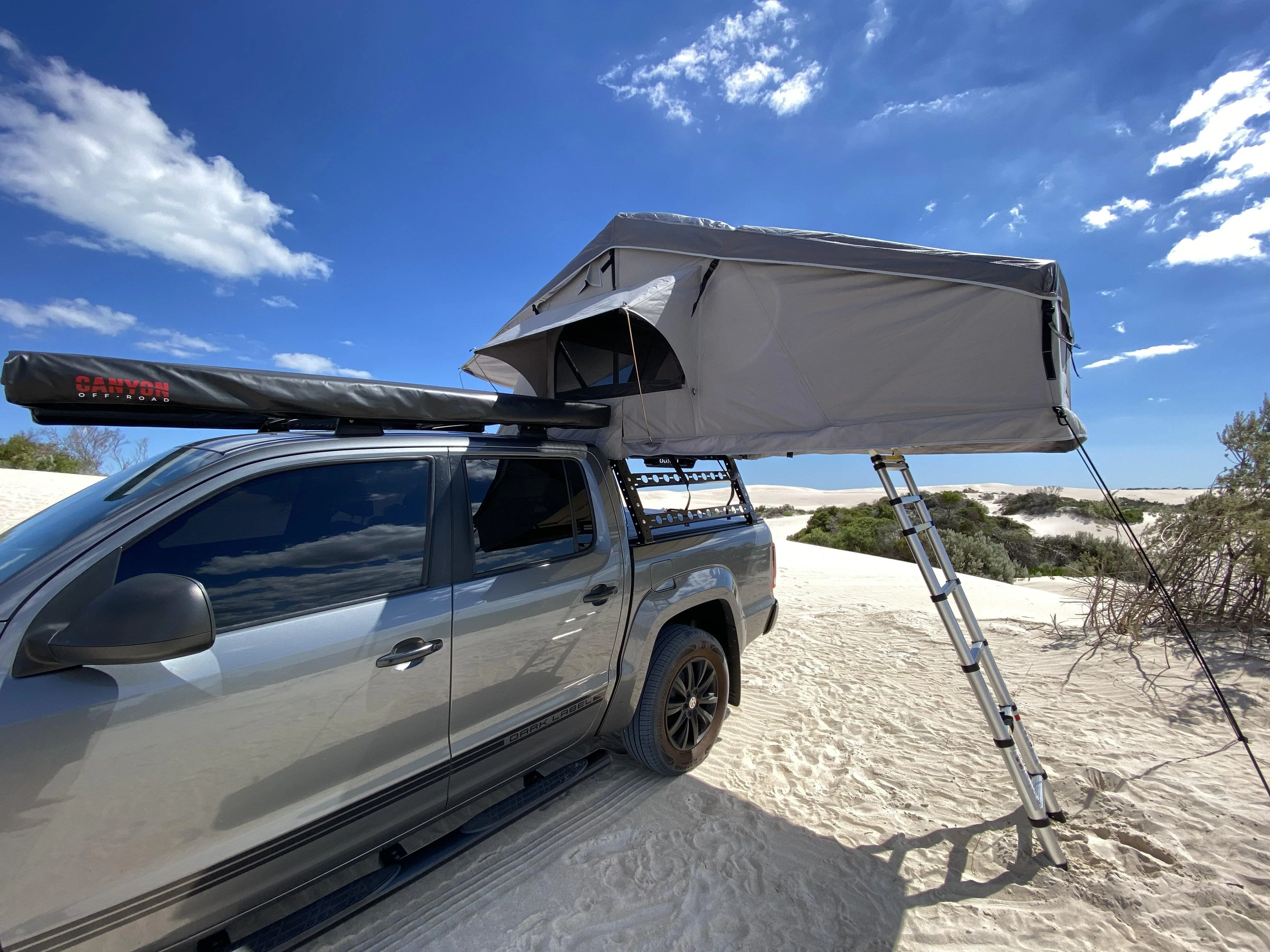 Rooftop Tent & Tubrack Package - 2 Person Soft Shell Tent (Long Style Tent) - Image 4